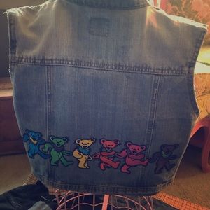 Grateful Dead Jean vest